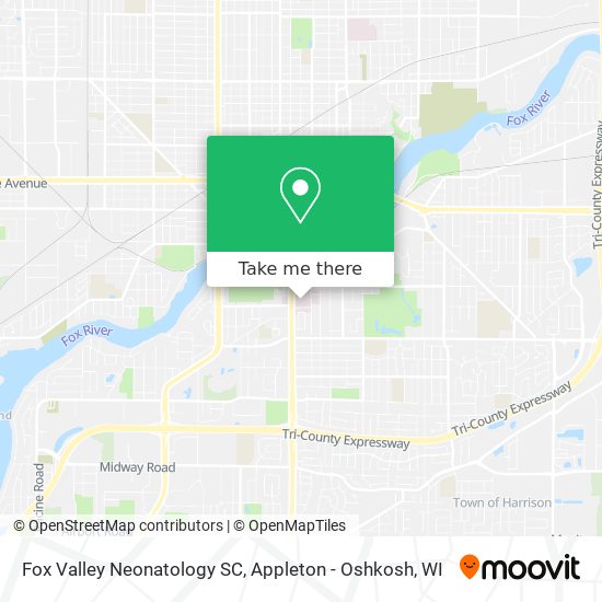 Mapa de Fox Valley Neonatology SC