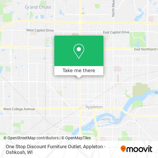 Mapa de One Stop Discount Furniture Outlet