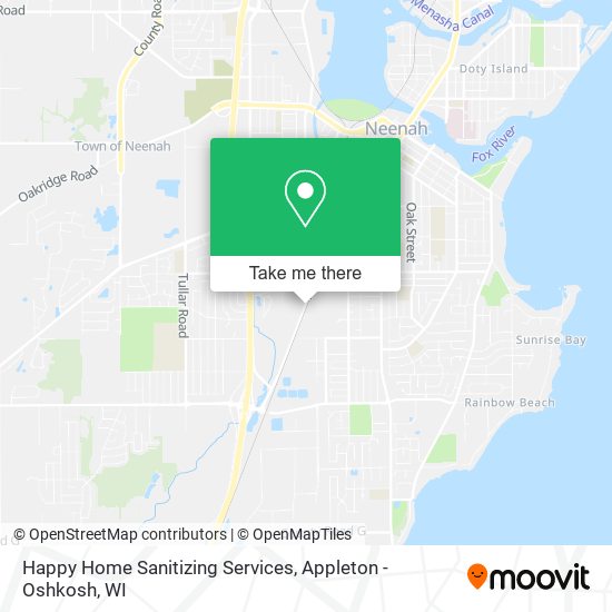 Happy Home Sanitizing Services map