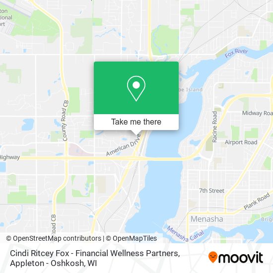 Cindi Ritcey Fox - Financial Wellness Partners map