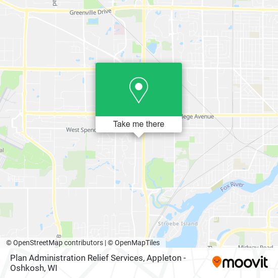 Plan Administration Relief Services map