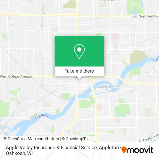 Apple Valley Insurance & Financial Service map