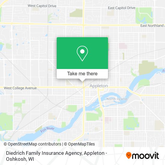 Diedrich Family Insurance Agency map
