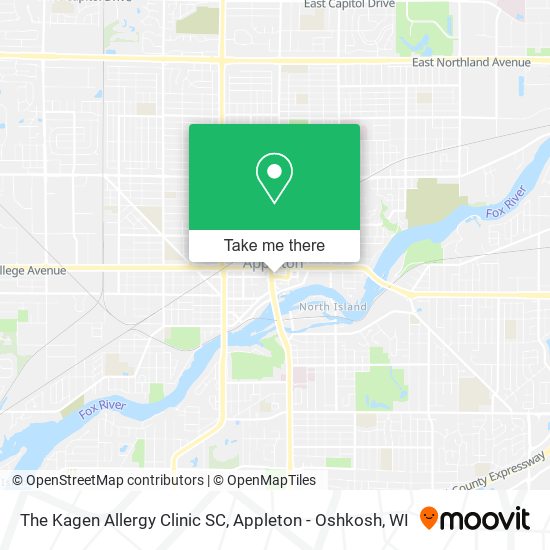 Mapa de The Kagen Allergy Clinic SC