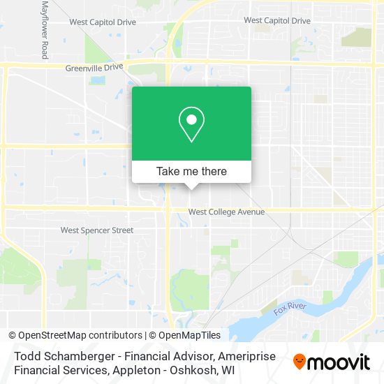 Mapa de Todd Schamberger - Financial Advisor, Ameriprise Financial Services