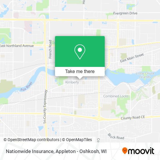 Nationwide Insurance map