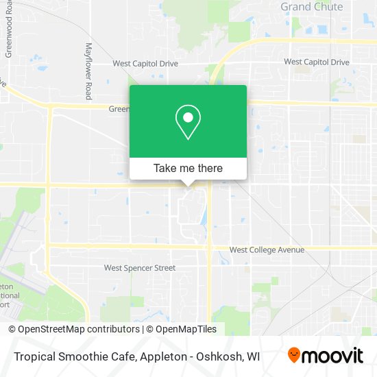 Mapa de Tropical Smoothie Cafe