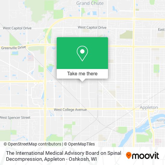 The International Medical Advisory Board on Spinal Decompression map