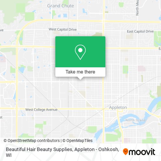 Mapa de Beautiful Hair Beauty Supplies