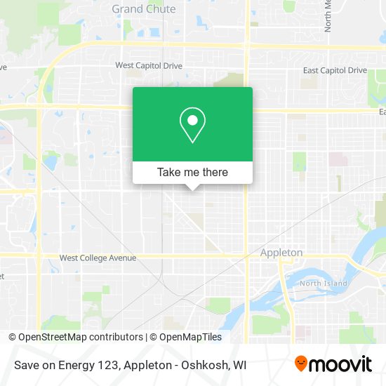 Mapa de Save on Energy 123