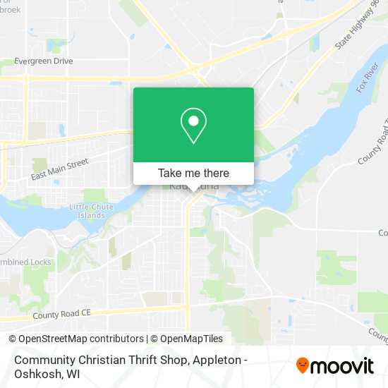 Mapa de Community Christian Thrift Shop