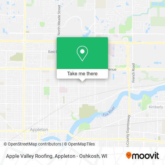 Apple Valley Roofing map