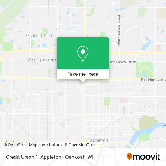 Credit Union 1 map