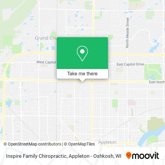 Inspire Family Chiropractic map