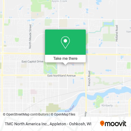 TMC North America Inc. map