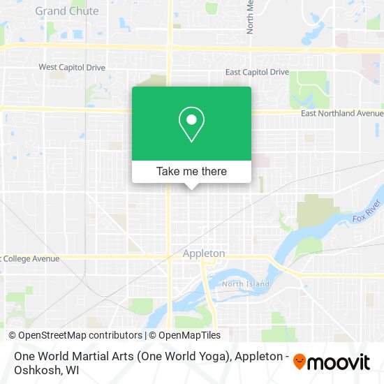 One World Martial Arts (One World Yoga) map