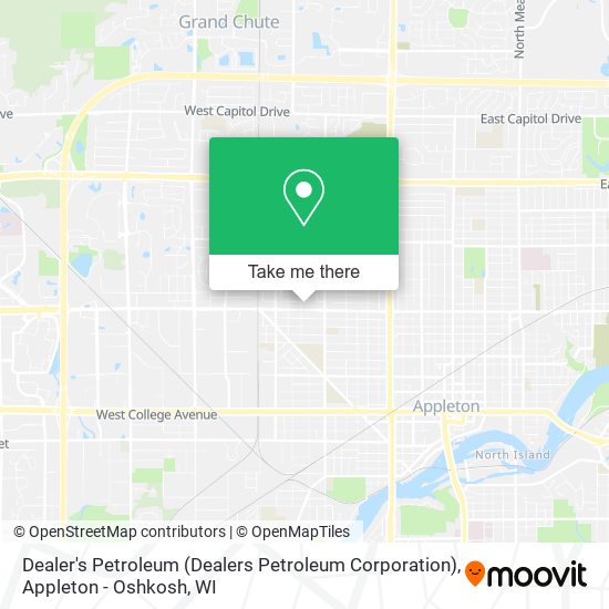 Dealer's Petroleum (Dealers Petroleum Corporation) map