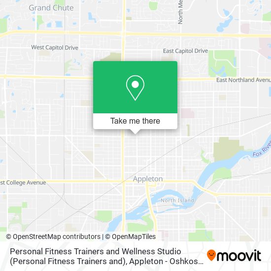 Personal Fitness Trainers and Wellness Studio map