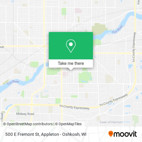 500 E Fremont St map