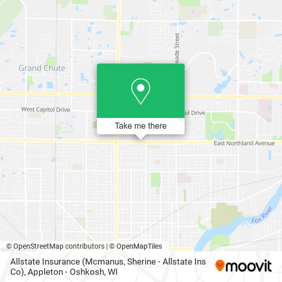 Allstate Insurance (Mcmanus, Sherine - Allstate Ins Co) map