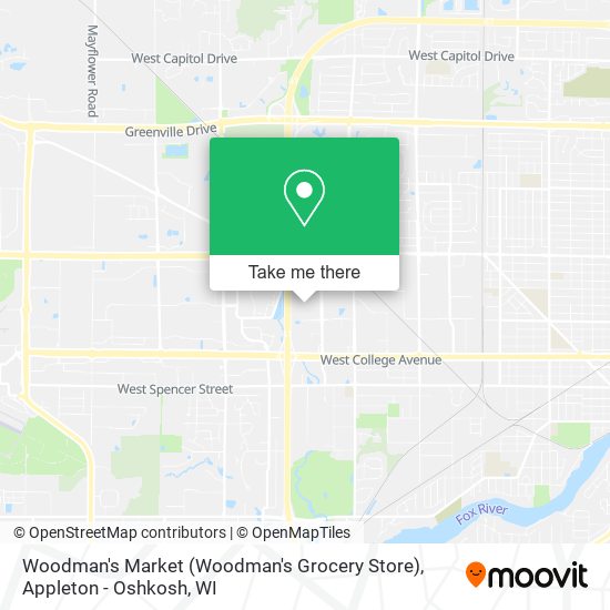 Woodman's Market (Woodman's Grocery Store) map