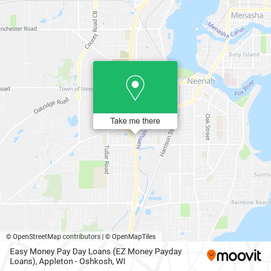 Mapa de Easy Money Pay Day Loans (EZ Money Payday Loans)