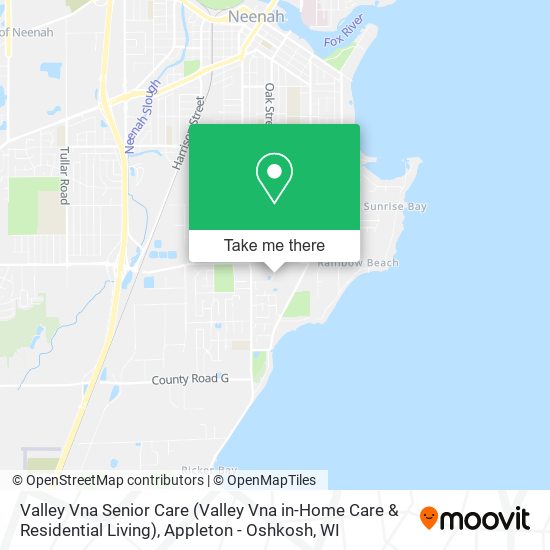 Mapa de Valley Vna Senior Care (Valley Vna in-Home Care & Residential Living)