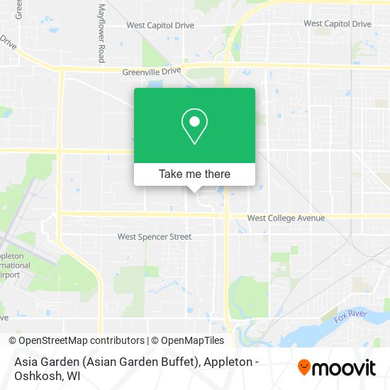 Mapa de Asia Garden (Asian Garden Buffet)