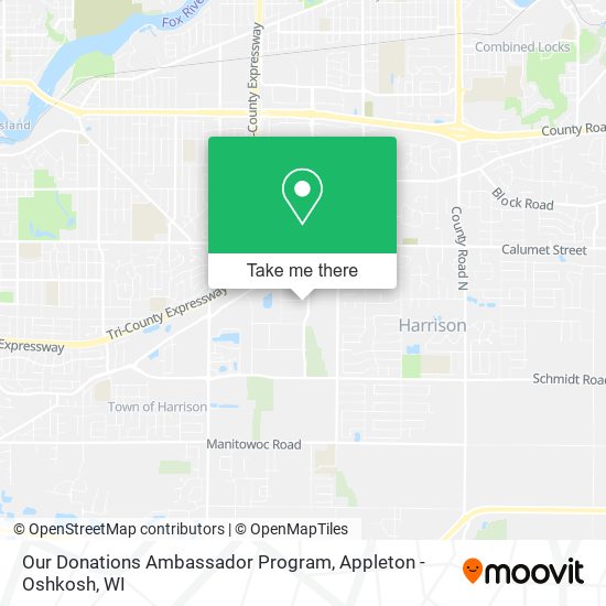 Our Donations Ambassador Program map