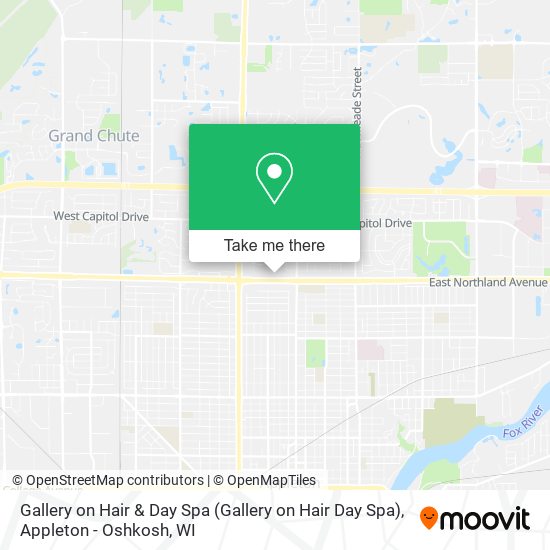 Mapa de Gallery on Hair & Day Spa