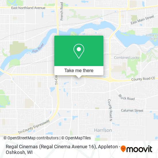 Mapa de Regal Cinemas (Regal Cinema Avenue 16)