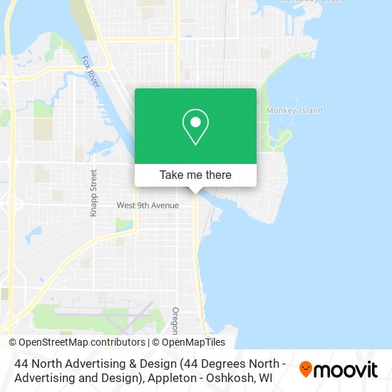 44 North Advertising & Design (44 Degrees North - Advertising and Design) map