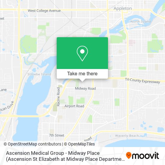 Ascension Medical Group - Midway Place map