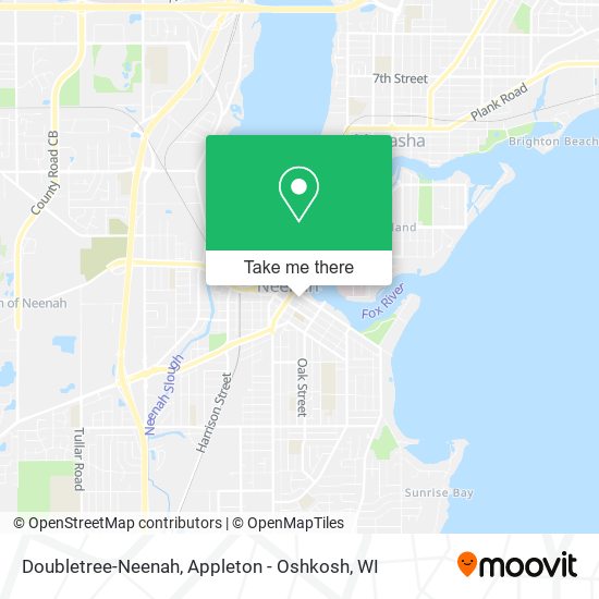 Doubletree-Neenah map