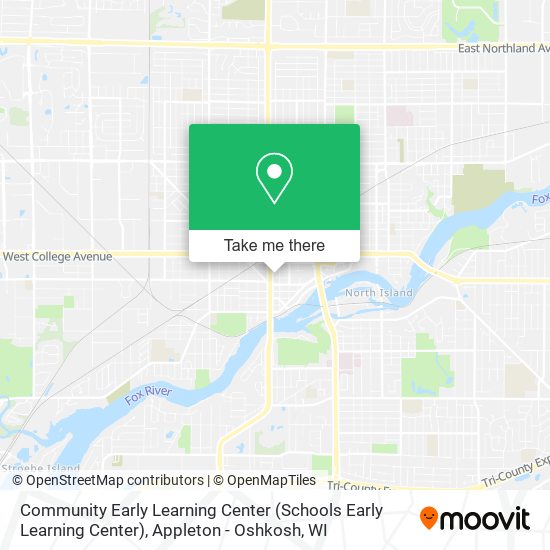 Community Early Learning Center map