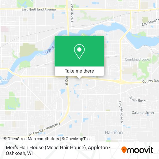 Men's Hair House (Mens Hair House) map