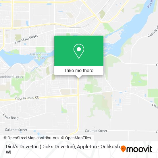 Mapa de Dick's Drive-Inn (Dicks Drive Inn)