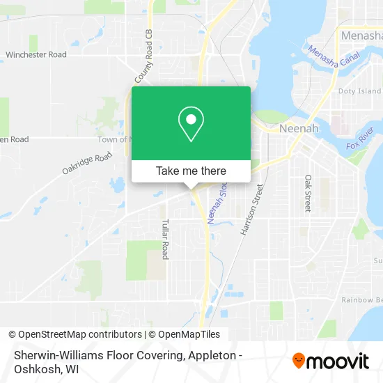 Sherwin-Williams Floor Covering map