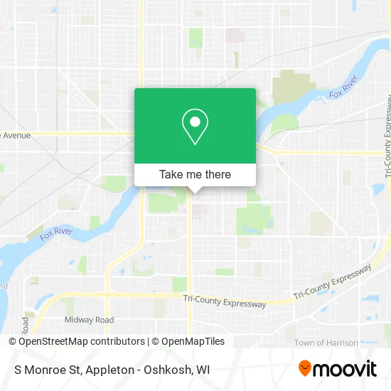 Mapa de S Monroe St