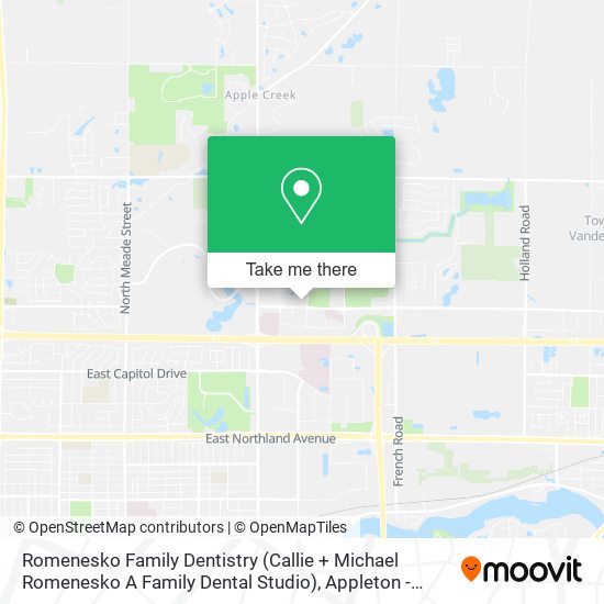 Romenesko Family Dentistry (Callie + Michael Romenesko A Family Dental Studio) map