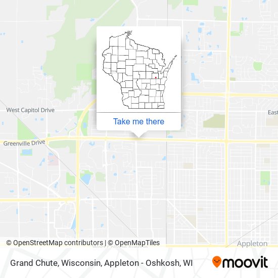 Grand Chute, Wisconsin map