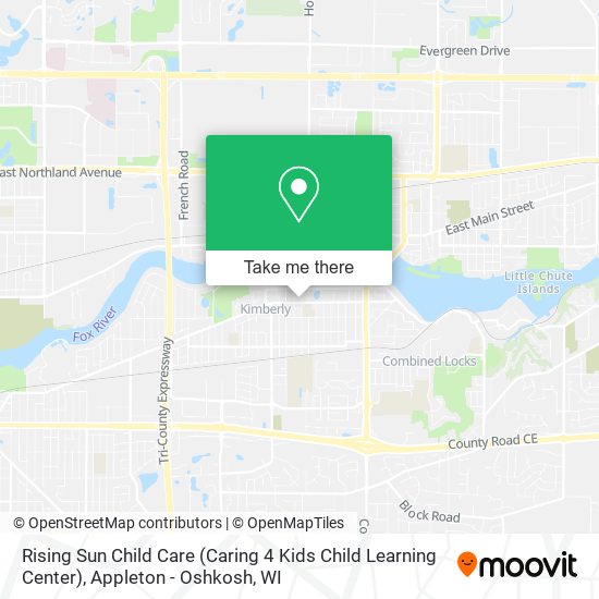 Rising Sun Child Care (Caring 4 Kids Child Learning Center) map