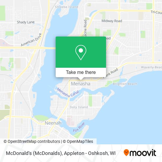 McDonald's (McDonalds) map