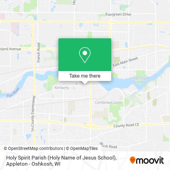 Holy Spirit Parish (Holy Name of Jesus School) map