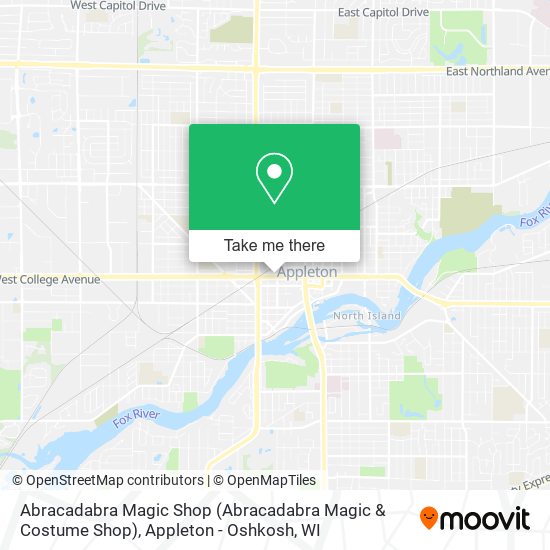 Abracadabra Magic Shop map
