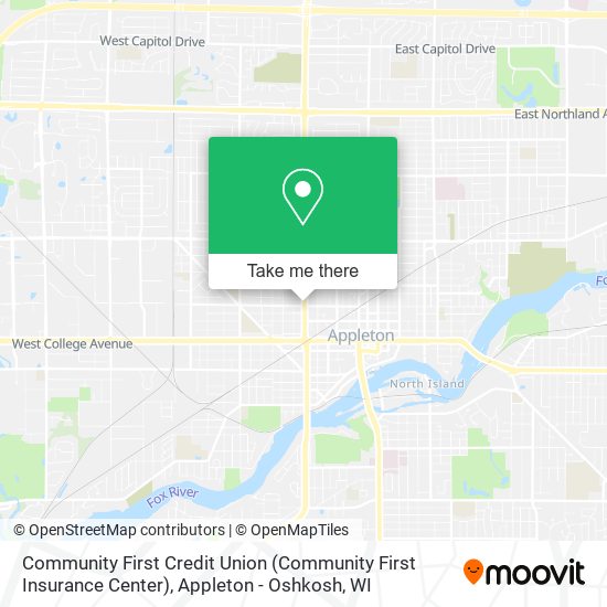 Community First Credit Union (Community First Insurance Center) map