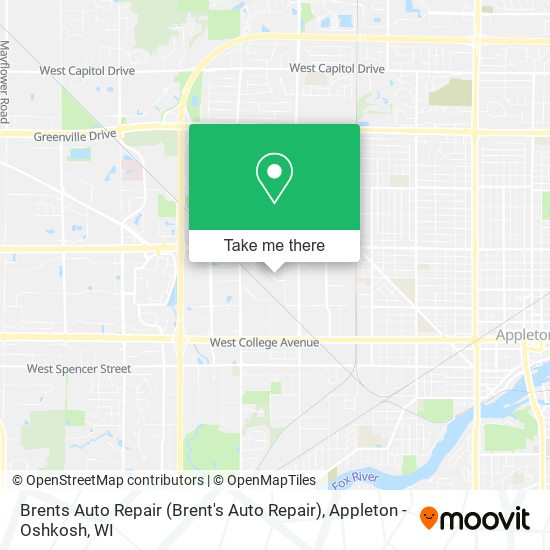 Brents Auto Repair (Brent's Auto Repair) map