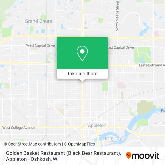 Mapa de Golden Basket Restaurant (Black Bear Restaurant)