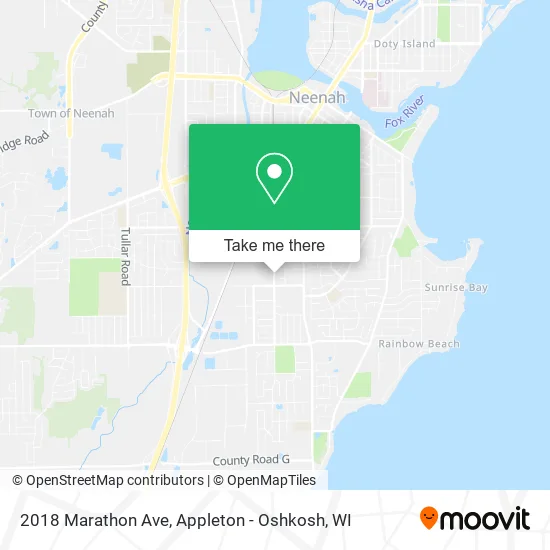 2018 Marathon Ave map