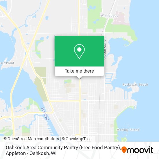 Oshkosh Area Community Pantry (Free Food Pantry) map